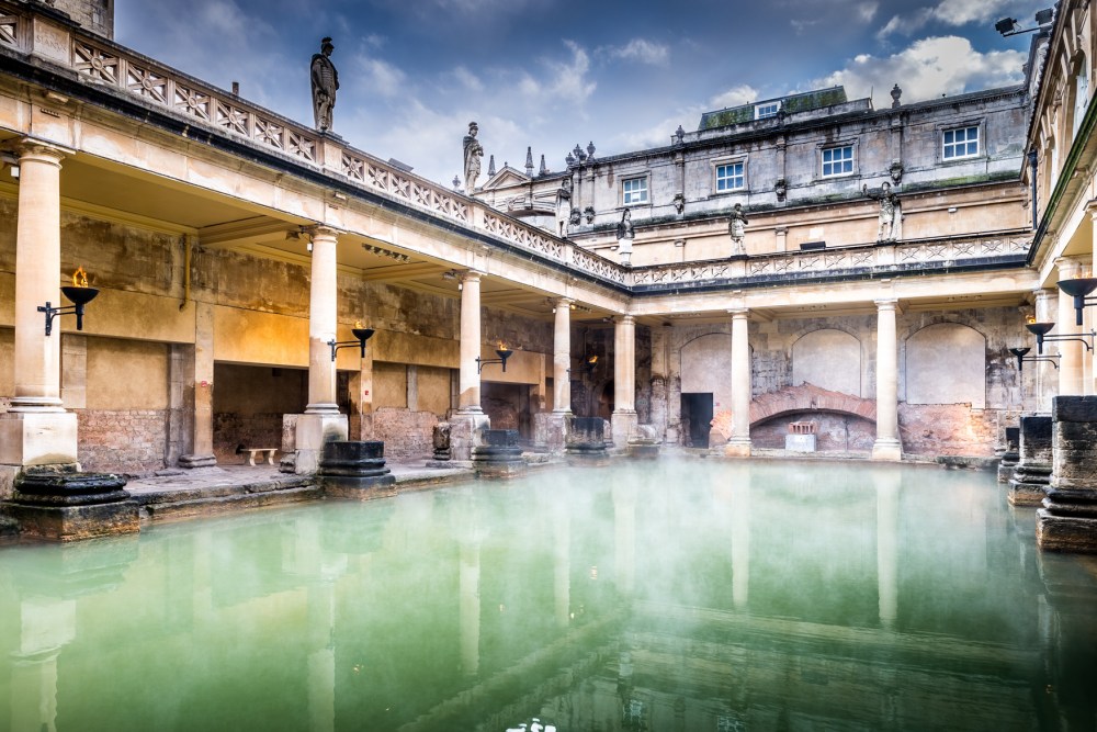 Great Bath steam rising med